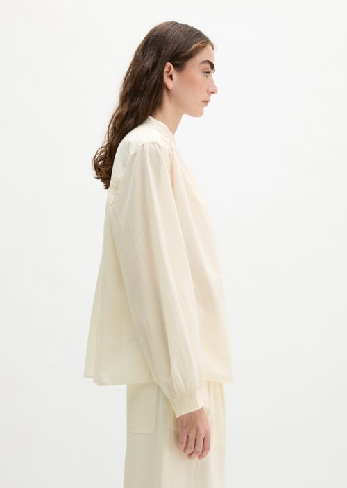 Relaxed blouse — White Cotton