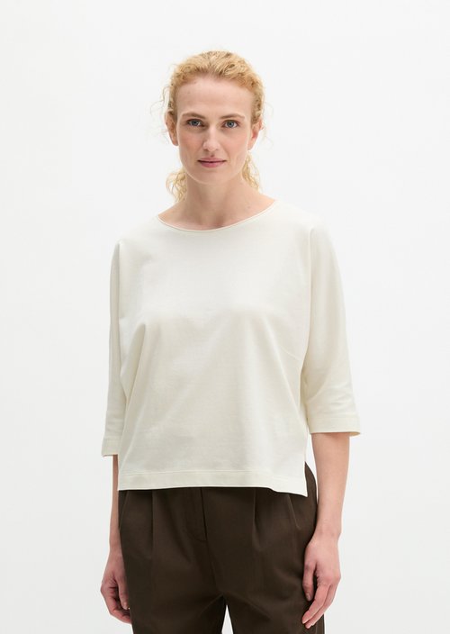 T-shirt oversize — White Cotton