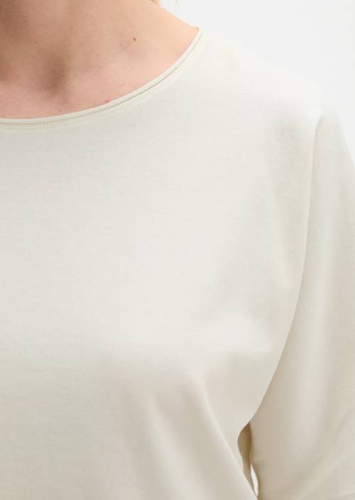 T-Shirt oversize White Cotton in Detailansicht