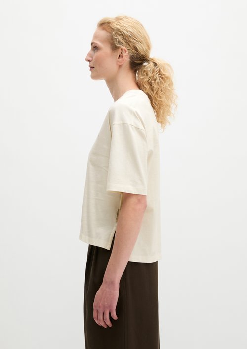 Oversized boxy sweatshirt — White Cotton