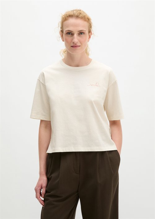 Oversized boxy sweatshirt — White Cotton