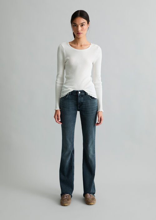 Nella Bootcut Jeans — Dark Blue