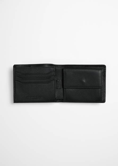 Tom Wallet Black shown opened