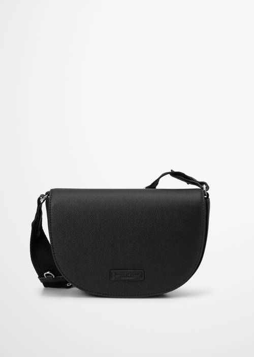 Vika Small Shoulder Bag Black in front view