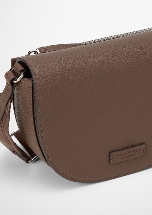 Vika Small Shoulder Bag — Dark Walnut
