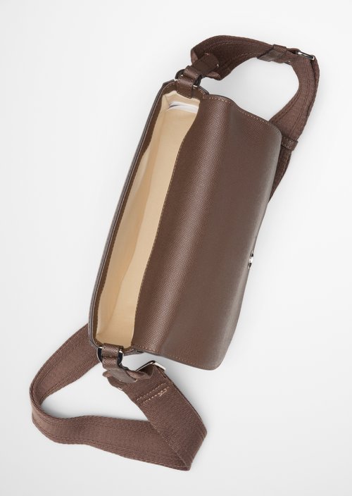 Vika Small Shoulder Bag — Dark Walnut