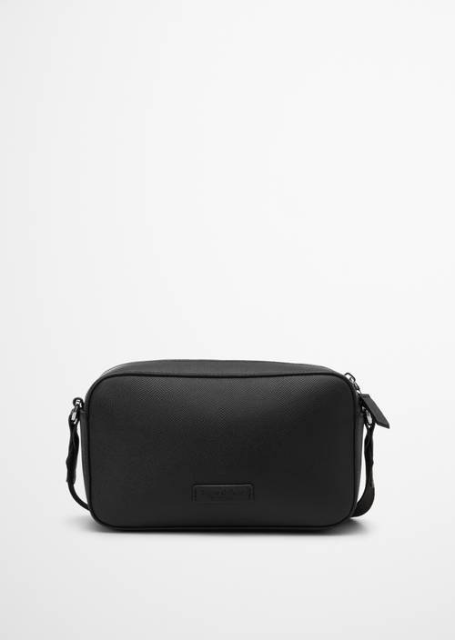 Sac à bandoulière modèle Villar small Black en vue de face
