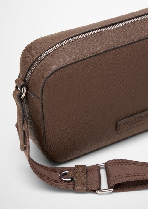 Villar Small Shoulder Bag — Dark Walnut