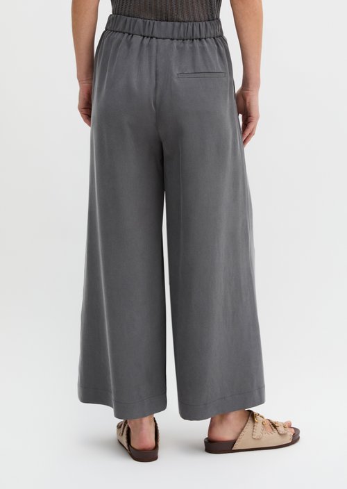 Pull-on culotte wide — Oxide Grey