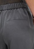 Pull-on culotte wide made from TENCEL™ Lyocell - gray | Culottes