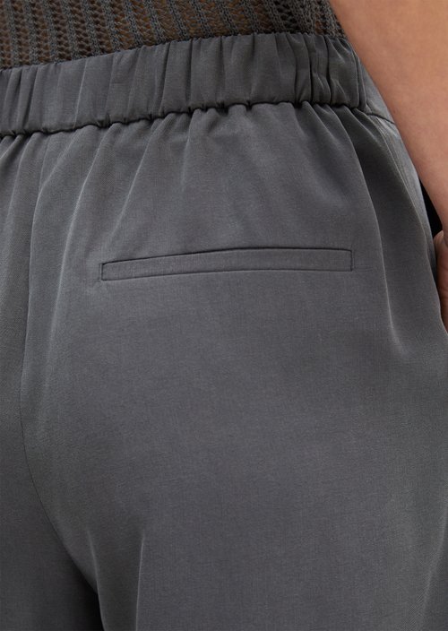 Pull-on culotte wide — Oxide Grey