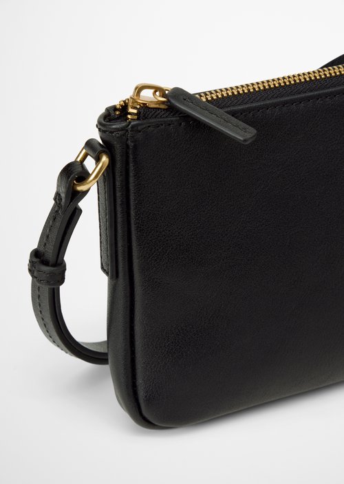 Fuana XS Crossbody Bag — Black