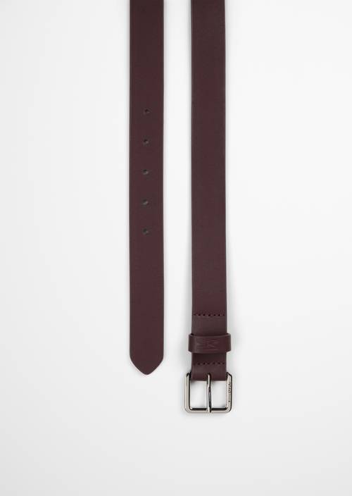 Junna Belt Deep Plum in detail view