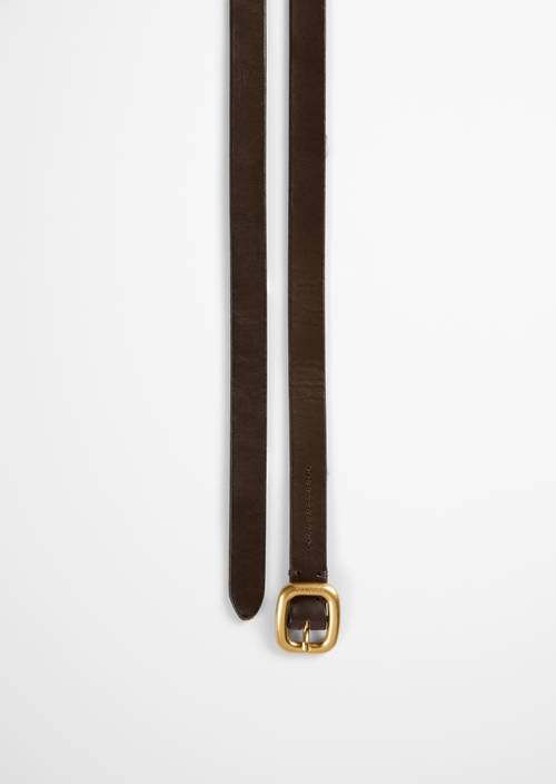 Adina Belt Burnt Coffee in detail view