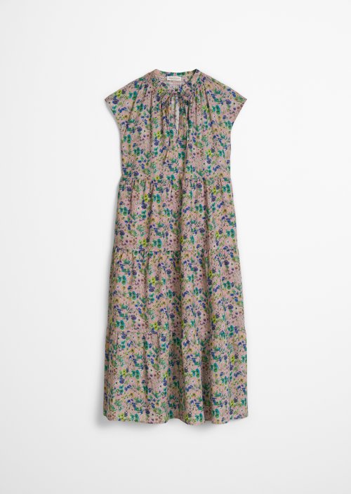 A-Line Tiered Dress — Light Pink