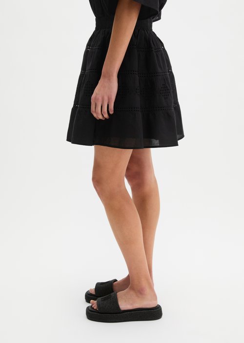 Boho rock in folklore style loose — Black