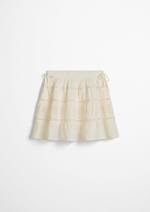 Boho rock in folklore style loose — White Cotton
