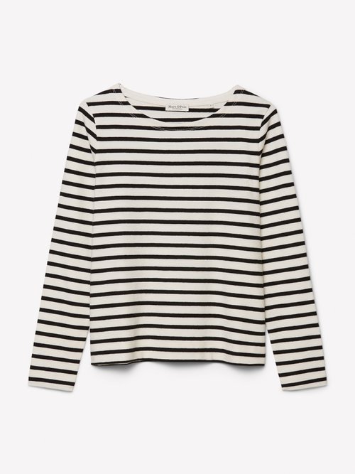 Striped Long-Sleeve Shirt, Regular Fit — Offwhite