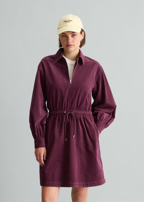 Fine-cord dress, regular fit — Mahagony Jam