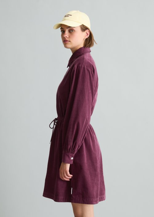 Fine-cord dress, regular fit — Mahagony Jam