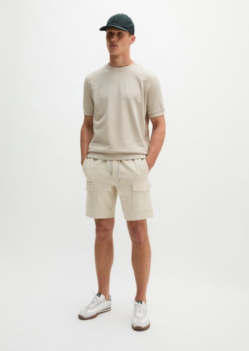 Regular-Fit Short-Sleeve Sweatshirt — Grey Kit