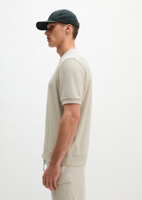 Regular-Fit Short-Sleeve Sweatshirt — Grey Kit