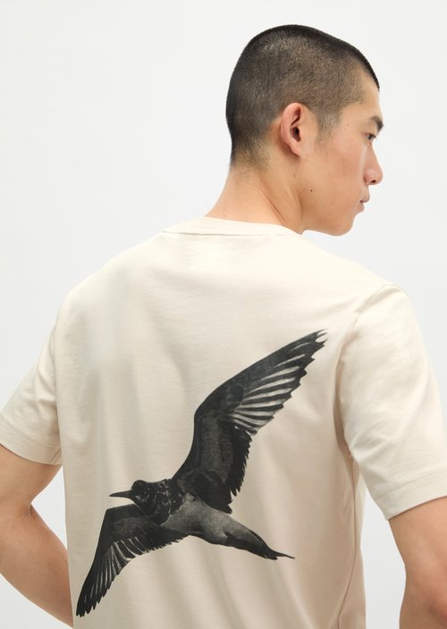 T-shirt regular — Grey Silk