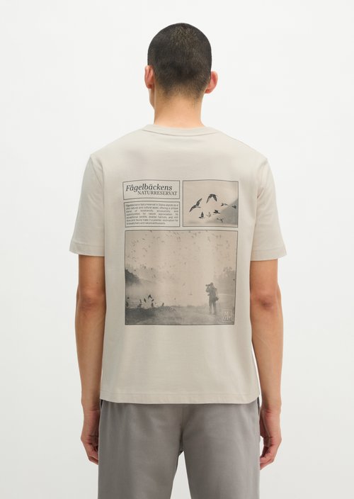 T-shirt regular — Grey Silk