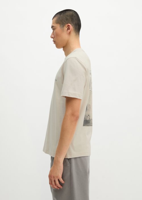T-shirt regular — Grey Silk