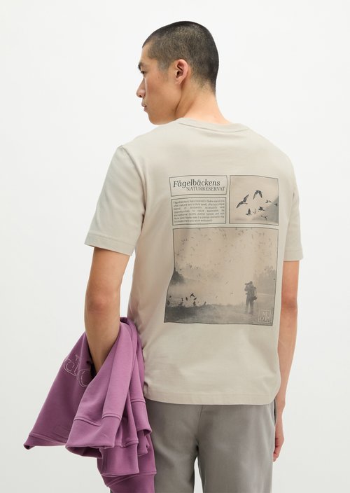T-shirt regular — Grey Silk