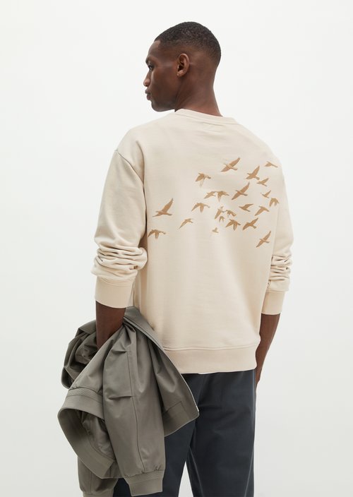 Relaxed sweatshirt — Grey Silk