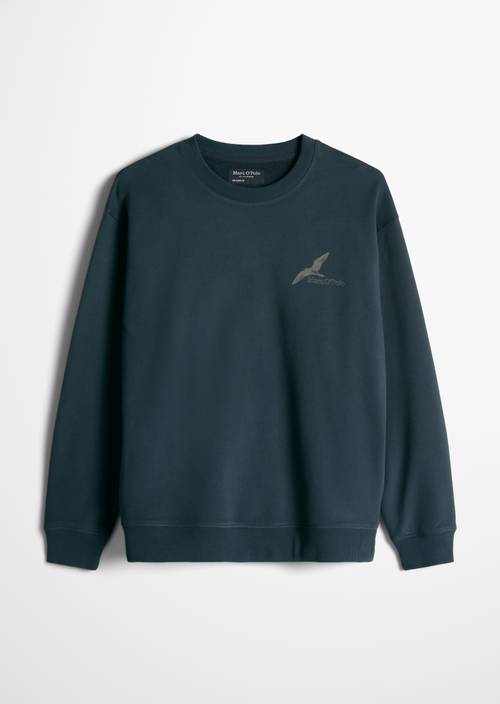 Sweatshirt relaxed Peppercorn Grey in freigestellter Ansicht ohne Model