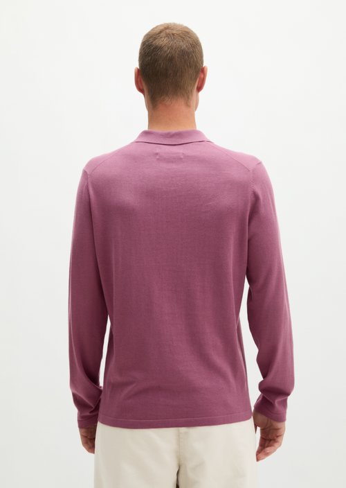 Regular knit polo shirt — Light Mauve