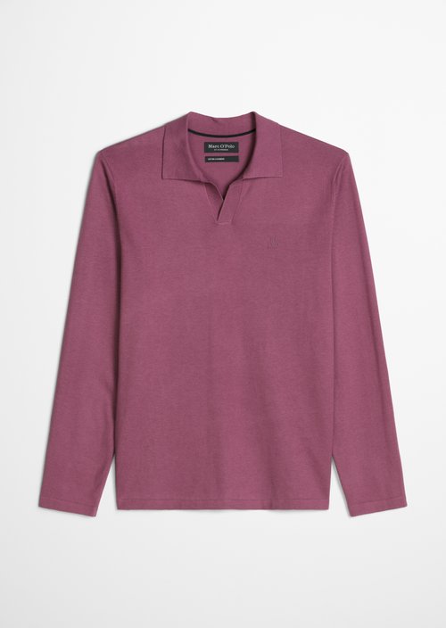 Regular knit polo shirt — Light Mauve