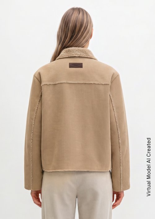 Regular-Fit Outdoor Jacket — Earthy Taupe