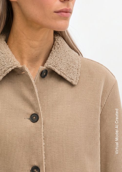 Regular-Fit Outdoor Jacket — Earthy Taupe