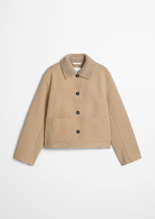 Regular-Fit Outdoor Jacket — Earthy Taupe