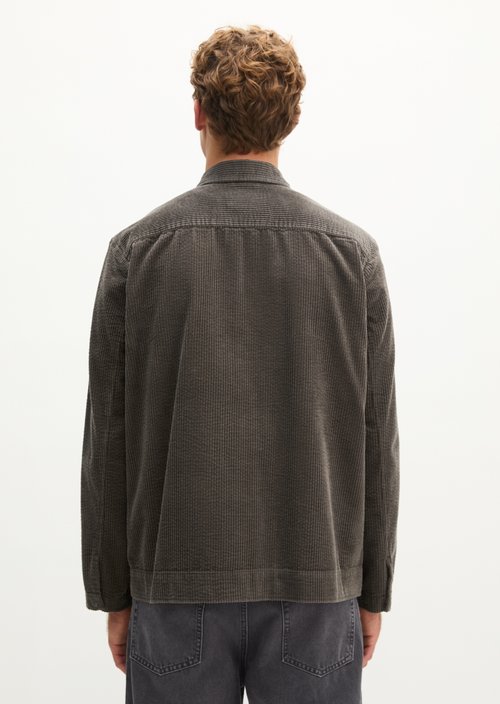 Regular-Fit Corduroy Overshirt — Wooden Earth