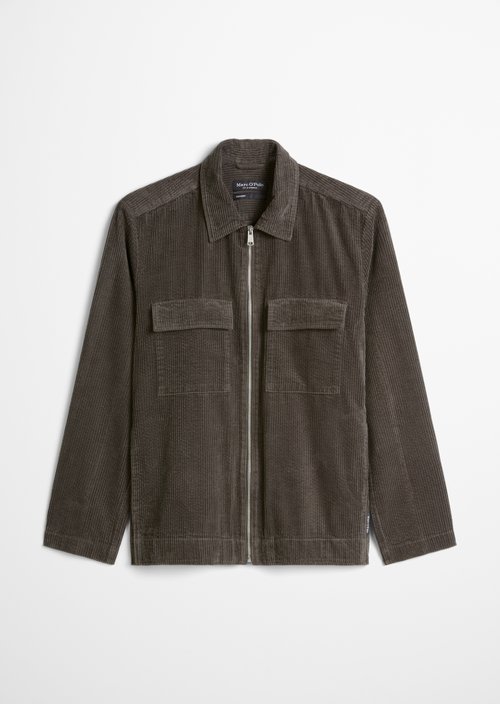 Regular-Fit Corduroy Overshirt — Wooden Earth
