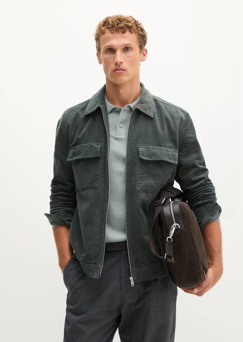 Cord-Overshirt regular Skipping Stone in Frontalansicht