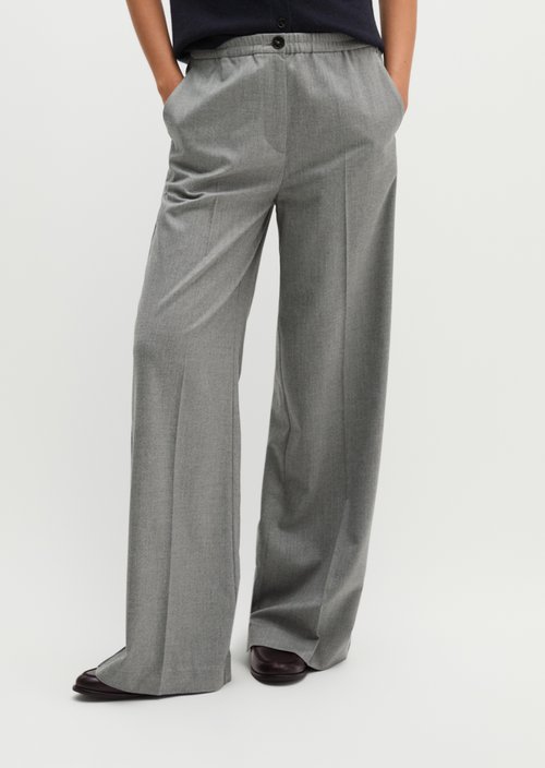 Pants model Margo wide — Medium Grey
