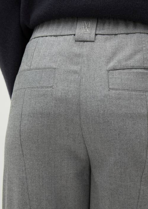 Pants model Minu barrel Medium Grey in detail view