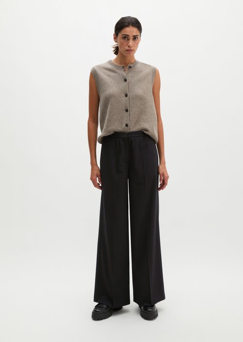 Margo Wide-Leg Pants — Black