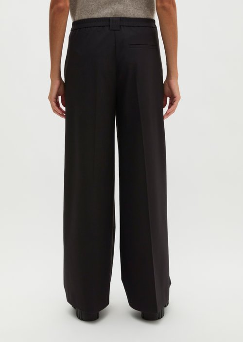 Margo Wide-Leg Pants — Black