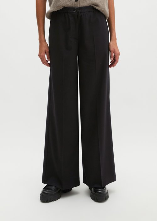 Margo Wide-Leg Pants — Black