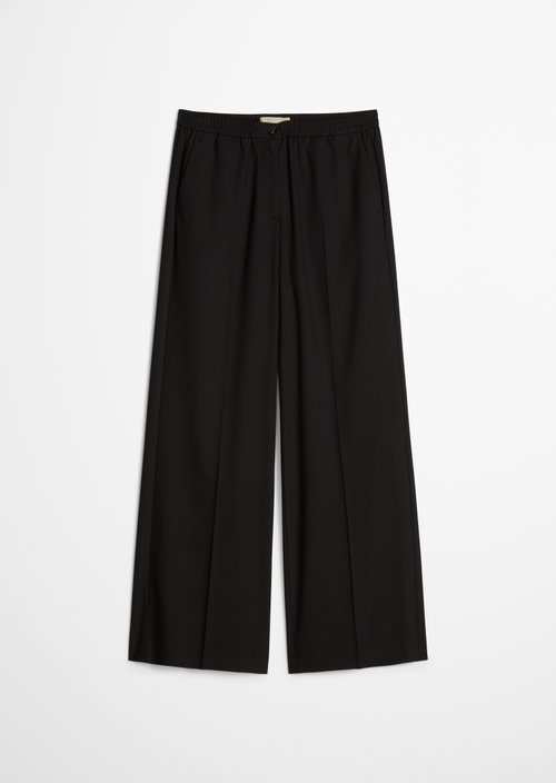 Margo Wide-Leg Pants — Black