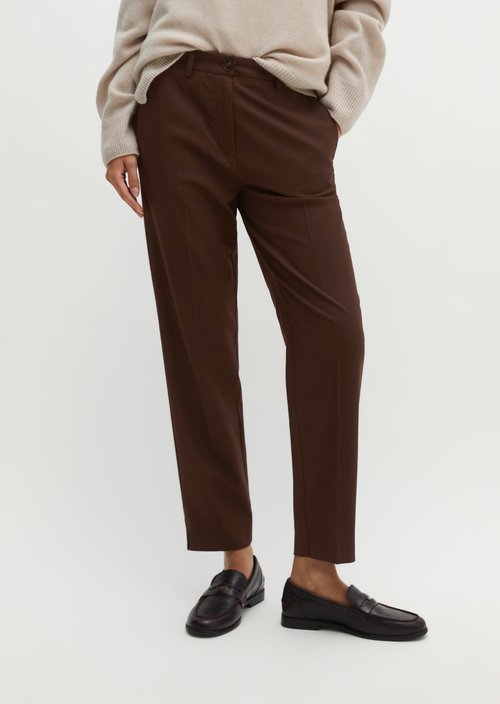 Malin Slim Pants — Brown