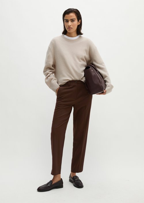 Malin Slim Pants — Brown