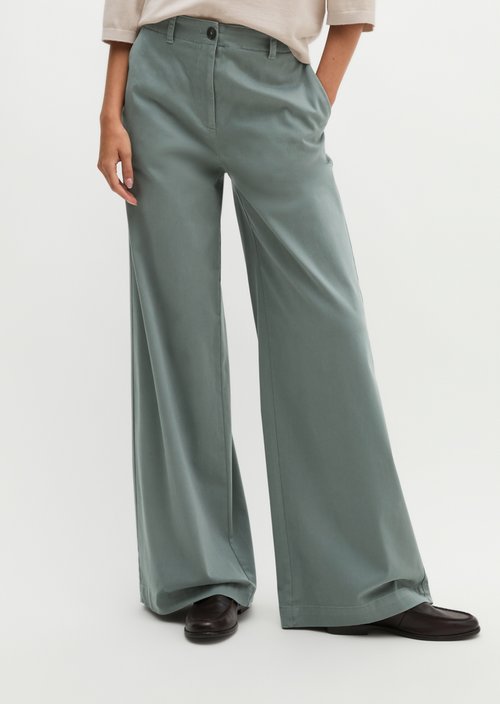 Trousers model Margo wide — Foggy Blue