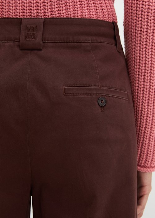 Trousers model Margo wide — Brown